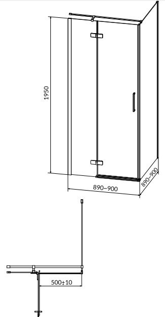 Cersanit Jota 90x90