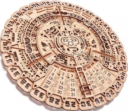 Wood Trick Mayan Calendar