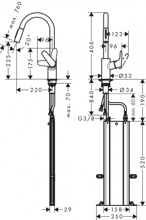 Hansgrohe Focus M41 73880000