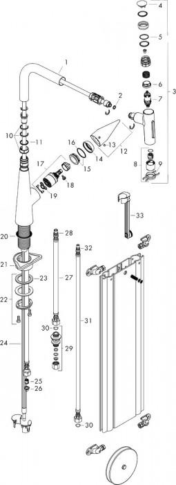 Hansgrohe Talis Select M51 73867000