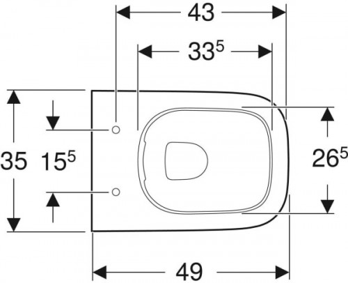 Geberit Smyle Square 500379011