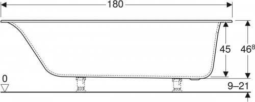 Geberit Soana 180x80 554044011