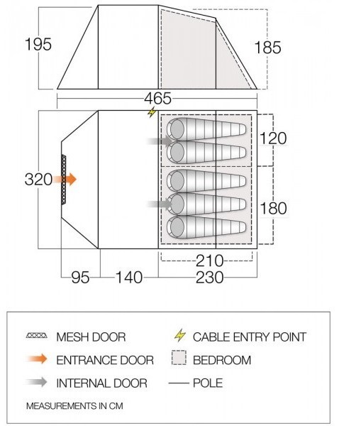 Vango Winslow II 500