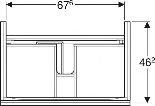 Geberit Acanto 75 500.611.01.2