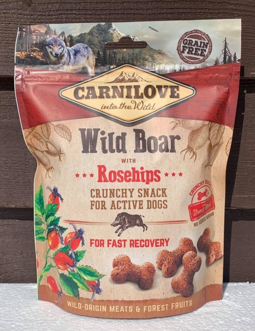 Carnilove Crunchy Snack Wild Boar with Rosehips 0.2 kg