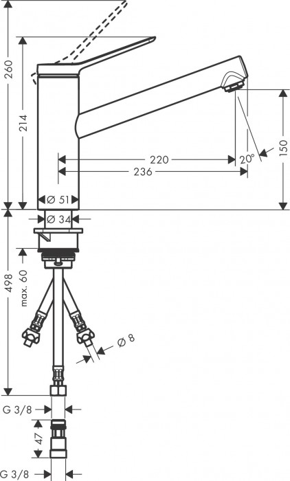 Hansgrohe Zesis M33 74806000