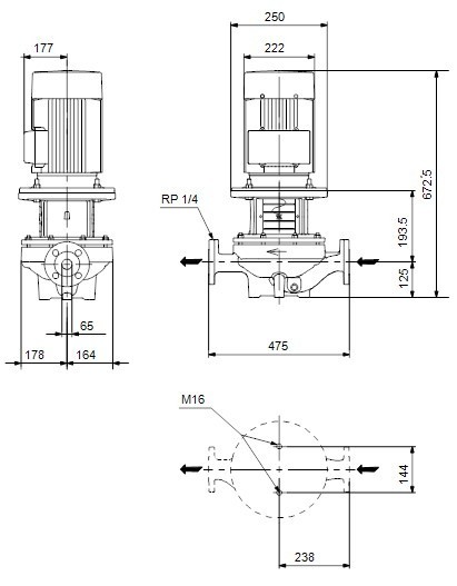 Grundfos TP 65-240/4