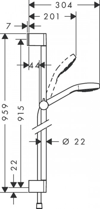 Hansgrohe Croma Select E 26595400