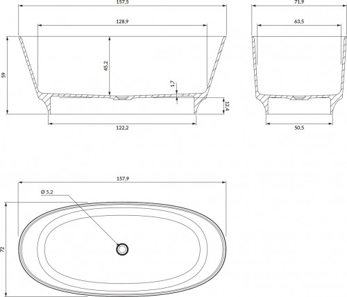 Omnires Neo M+ 158x72