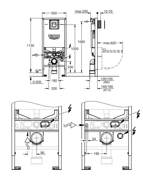 Grohe Rapid SLX 39603000 WC