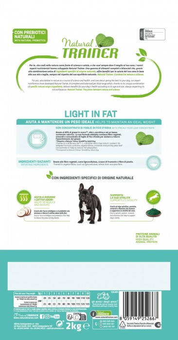 Trainer Natural Ideal Weight Adult Mini White Meat 2 kg
