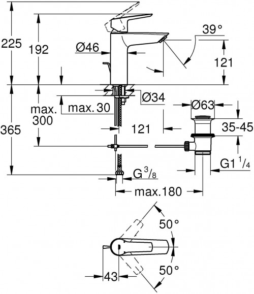 Grohe Start UA202304TS