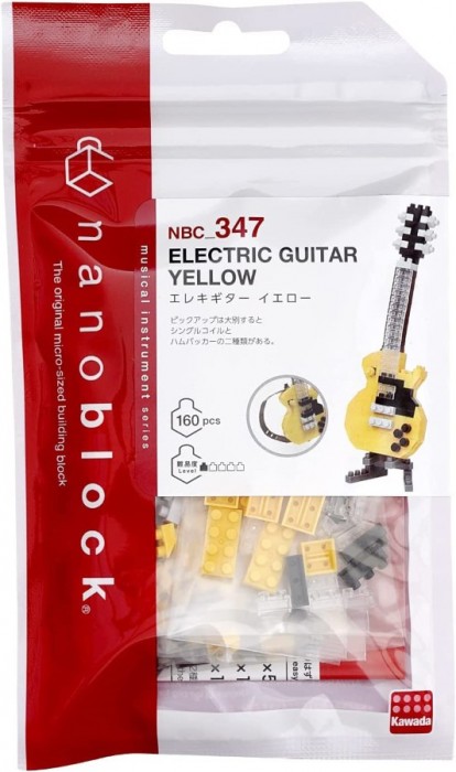 Nanoblock Electric Guitar Yellow NBC_347