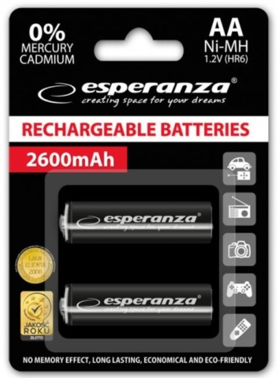 Esperanza 2xAA 2600 mAh