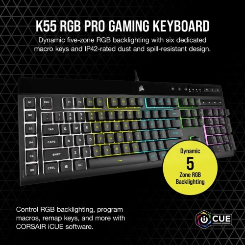 Corsair K55 RGB PRO + Harpoon RGB PRO