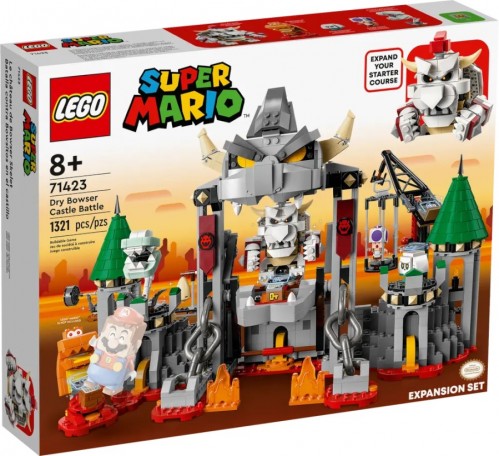 Lego Dry Bowser Castle Battle Expansion Set 71423