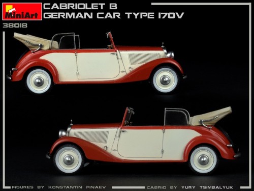 MiniArt Cabriolet B German Car Type 170v (1:35)