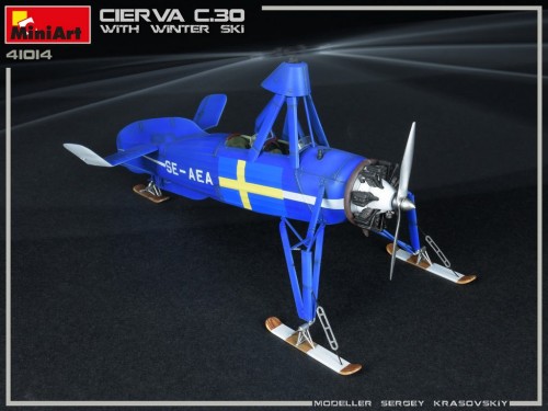 MiniArt Cierva C.30 with Winter Ski (1:35)