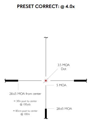 Hawke Vantage 30 WA 1-4x24 L4A Dot