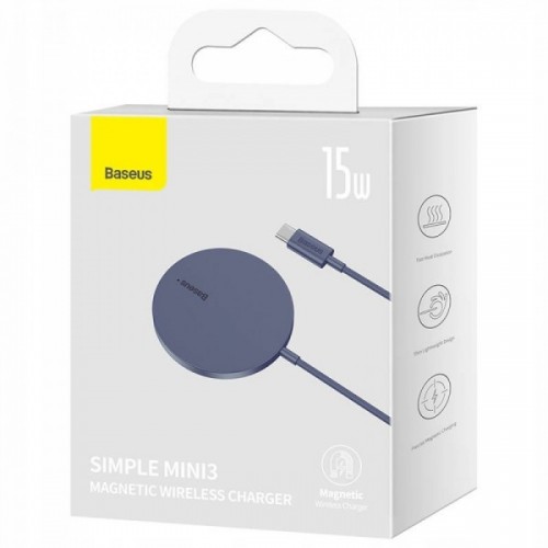 BASEUS Simple Mini3 Magnetic Wireless Charger 15W