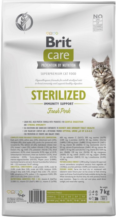 Brit Care Sterilized Immunity Support 7 kg