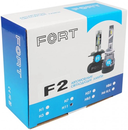 FORT F2 H11 5000K 2pcs