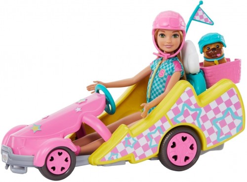 Barbie Stacie Racer Doll With Go-Kart HRM08
