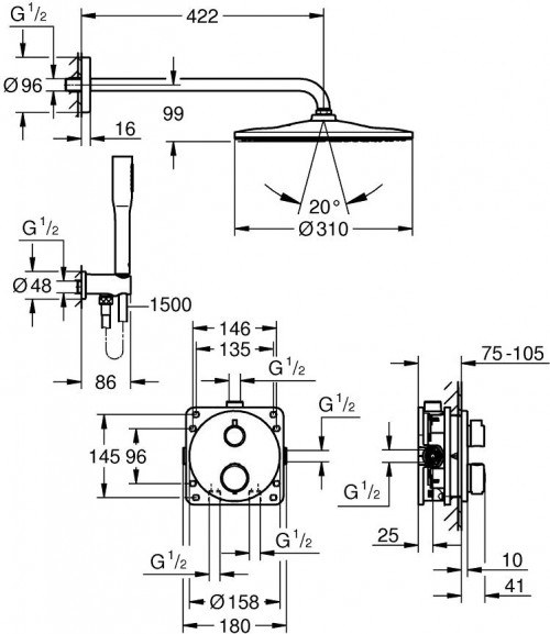 Grohe Precision Thermostat 34880000