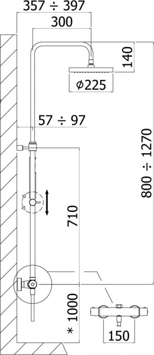 Paffoni Mini Birillo ZCOL638LIQCR