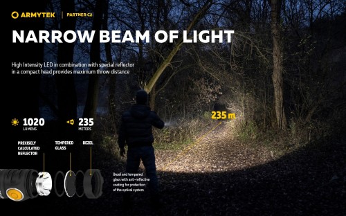 ArmyTek Partner C2 Magnet USB Warm