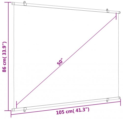 VidaXL Screen 105x86