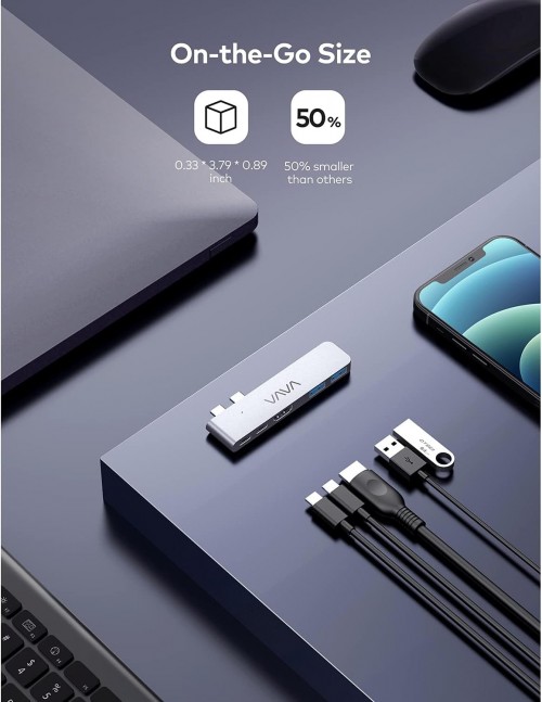 VAVA USB-C Hub 5-in-2