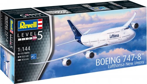 Revell Boeing 747-8 Lufthansa New Livery (1:144)