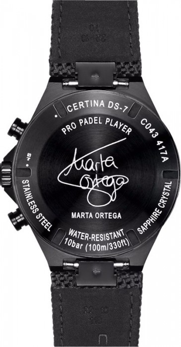 Certina DS-7 Chronograph Padel Edition by Marta Ortega C043.