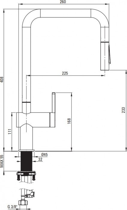 Deante Momi BKM 073N