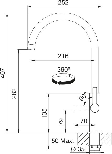 Franke Maris Slim J 115.0728.384