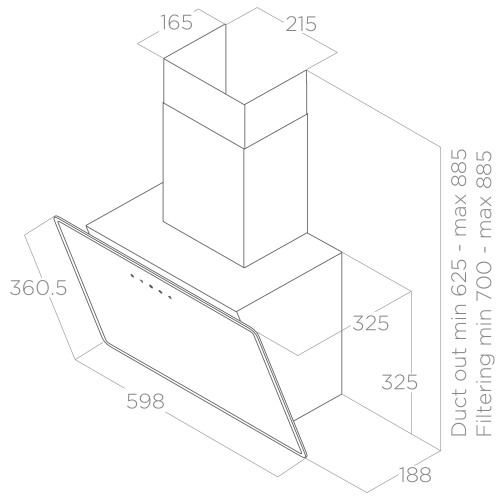 Elica LIXA WH/A/60