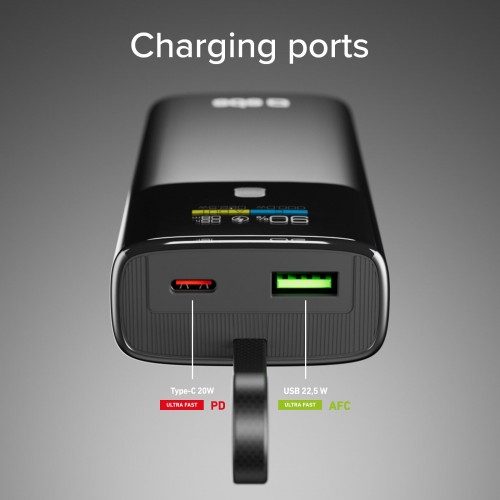SBS Power Bank 10000 LCD PD 20W