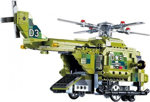 Wise Block Military Helicopter EU389802
