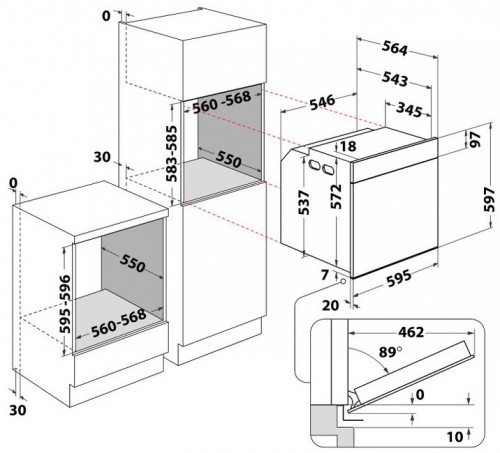 Whirlpool WOI 5S8PM1 SBA