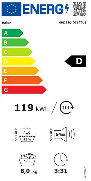 Haier MHDE80-D367TU1