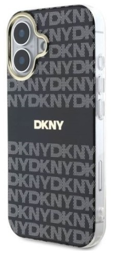DKNY Repeat Texture Pattern with Stripe for iPhone 16