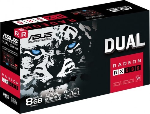 Asus Radeon RX 580 DUAL-RX580-8G