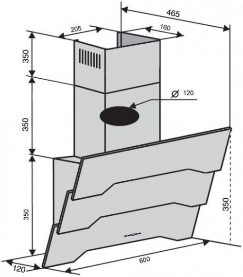 VENTOLUX Piemonte 60 WH 750 TRC SD