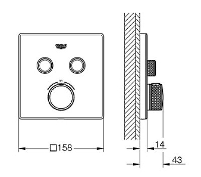 Grohe Grohtherm SmartControl 29156