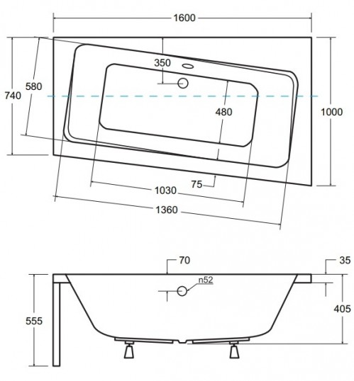 Besco Infinity 160x100