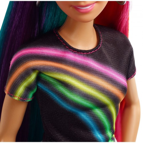 Barbie Rainbow Sparkle Hair FXN96