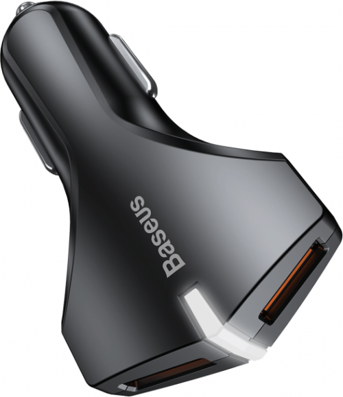 BASEUS Small Rocket QC3.0 Dual-USB Car Charger