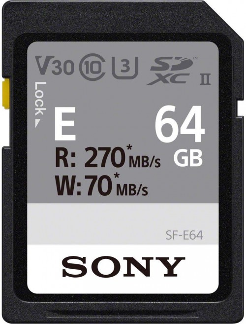 Sony SDXC SF-E Series UHS-II 64Gb