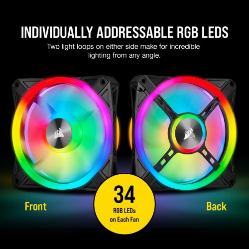 Corsair iCUE QL120 RGB 120mm PWM Single Fan